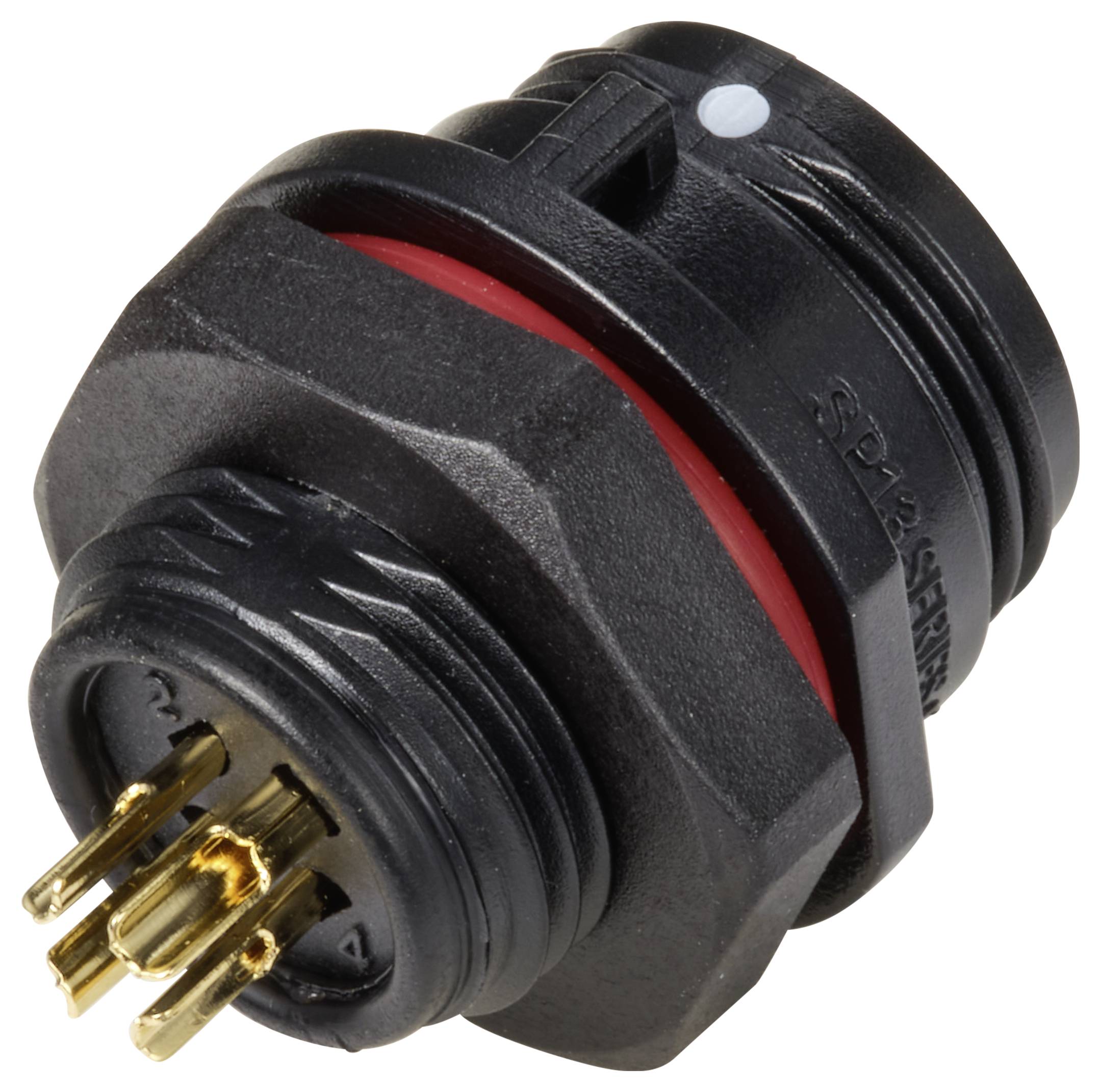 Weipu SP1312 / S 4 guľatý faston, 1 ks-2
