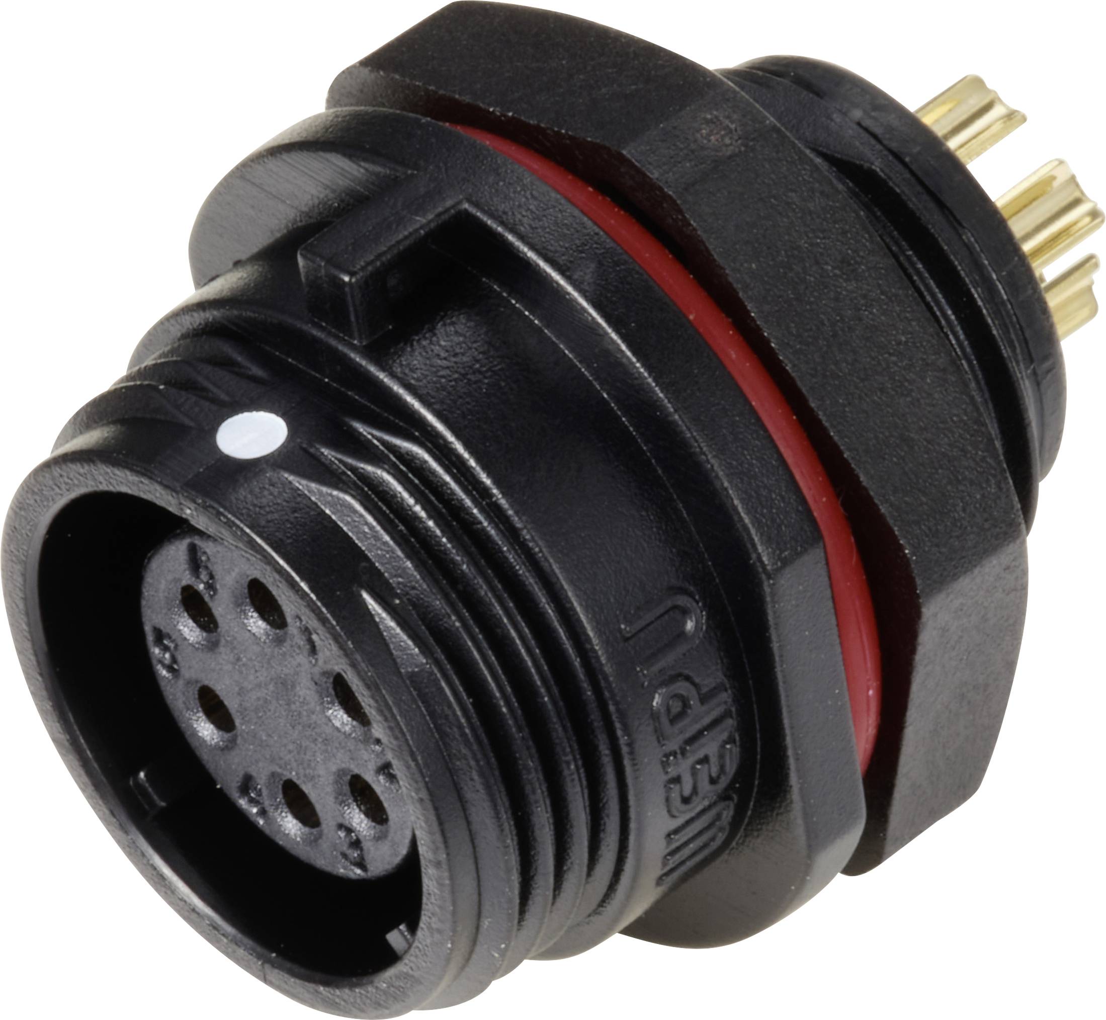 Weipu SP1312 / S 6 guľatý faston, 1 ks-0