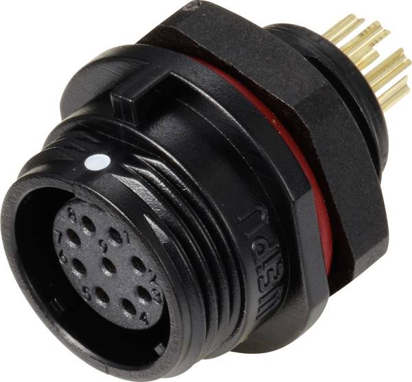Weipu SP1312 / S 9 guľatý faston, 1 ks