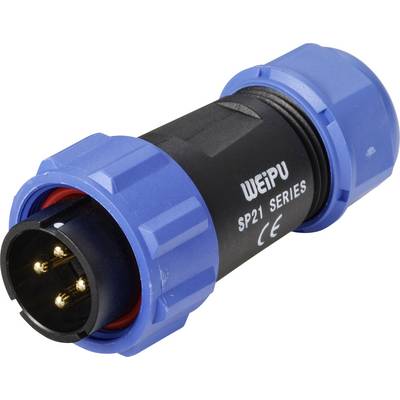 Weipu SP2110 / P 4 I guľatý faston, 1 ks-0