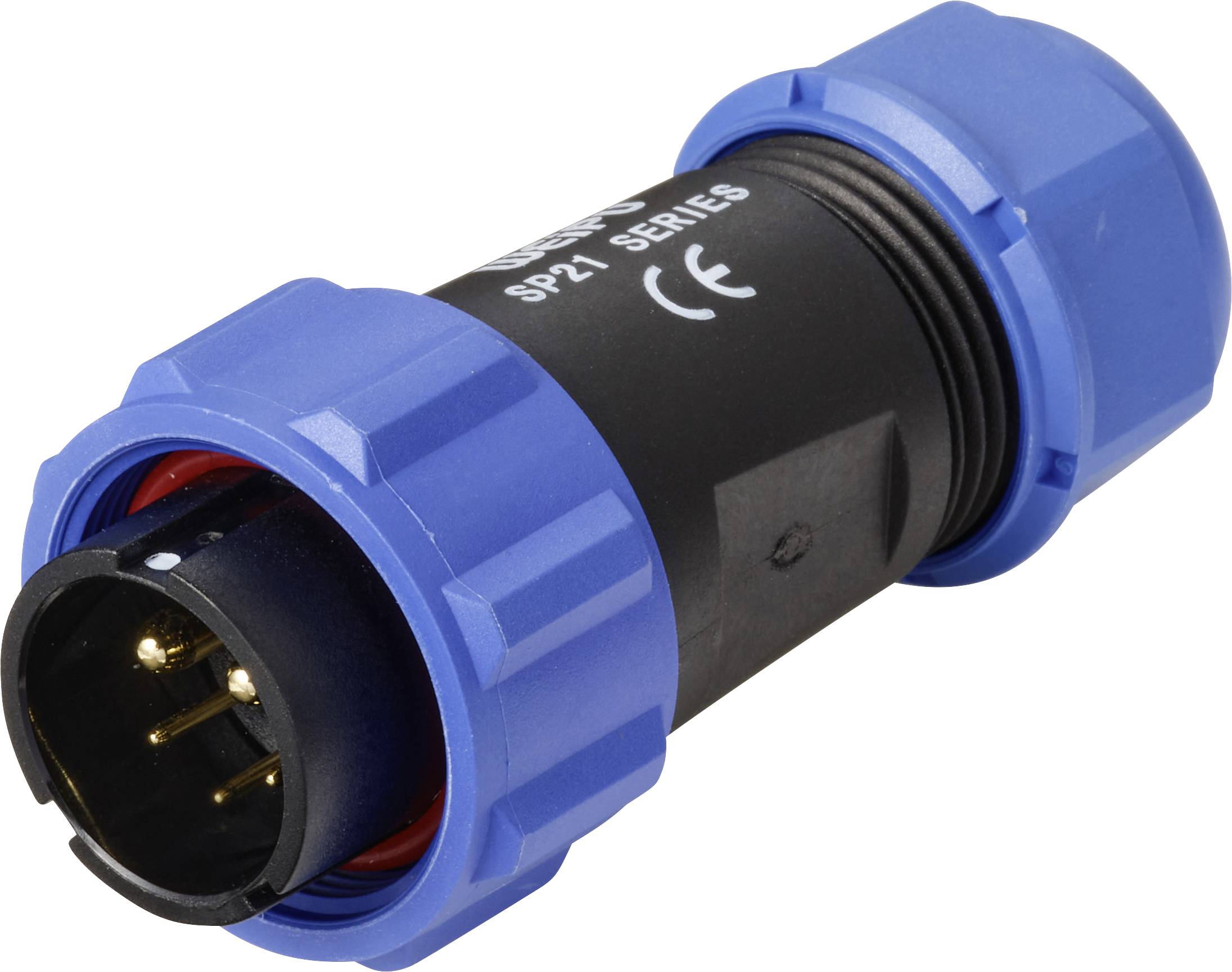 Weipu SP2110 / P 5B II guľatý faston, 1 ks-0