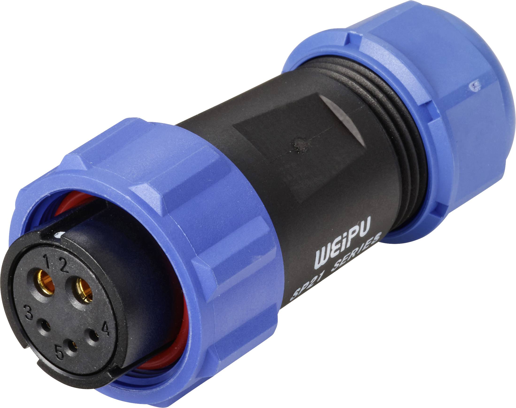 Weipu SP2110 / S 5B II guľatý faston, 1 ks-0