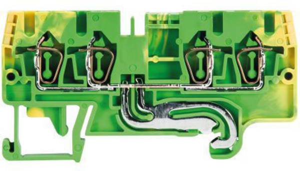 Fasáda ochranného vodiča N/A WKFN 2,5 D2/2/SL/35 zelená, žltá Wieland Electric 1 ks