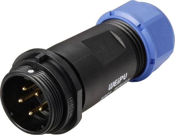Weipu SP2111 / P 5C II guľatý faston, 1 ks
