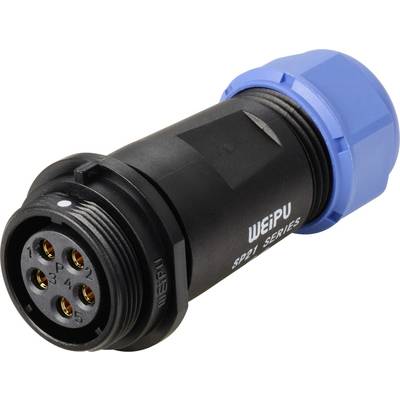 Weipu SP2111 / S 5 guľatý faston, 1 ks-0