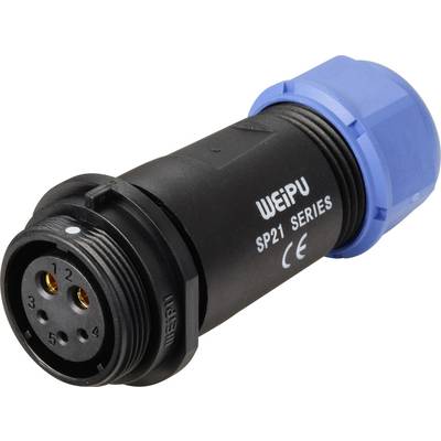 Weipu SP2111 / S 5B II guľatý faston, 1 ks