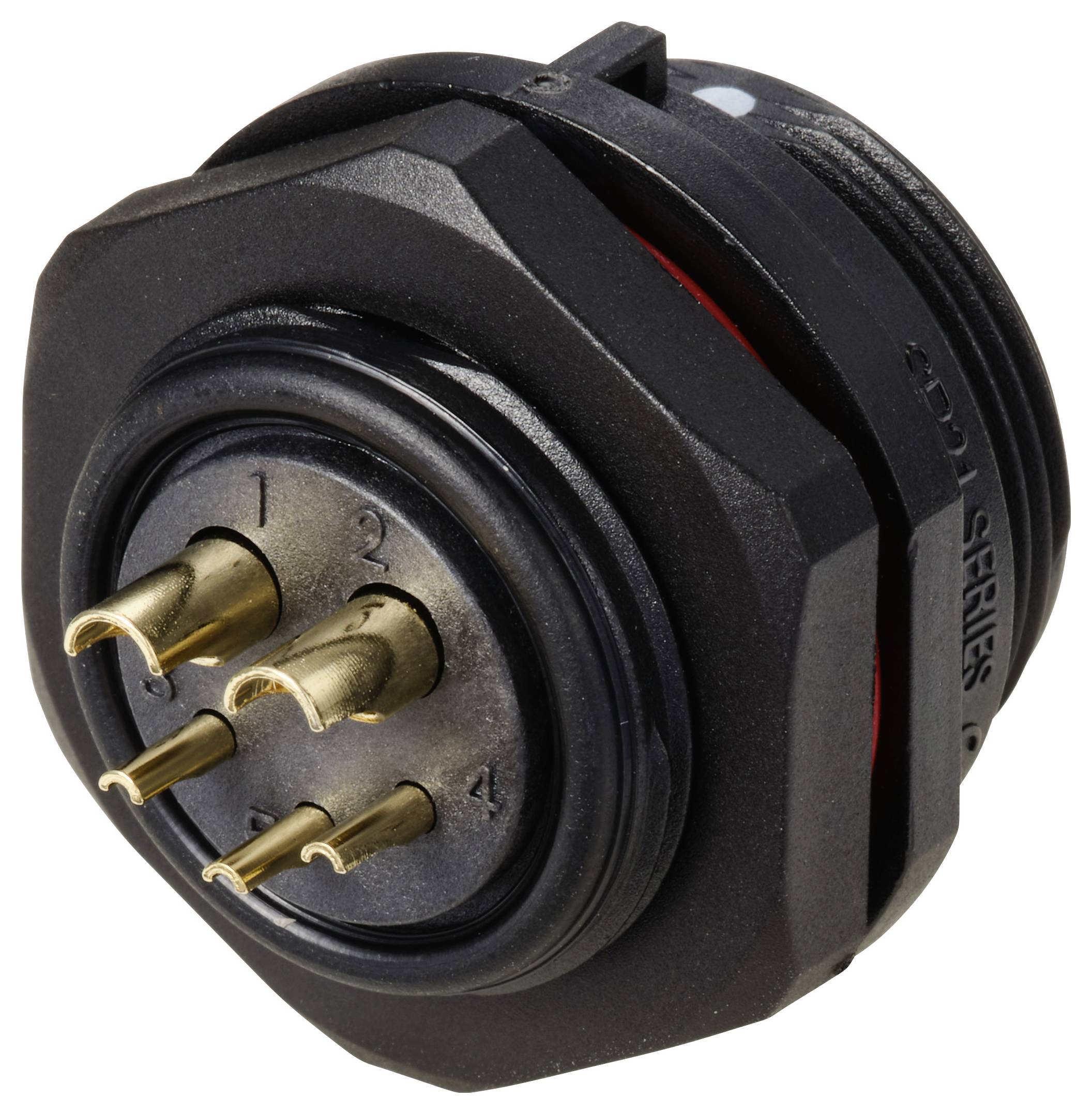 Weipu SP2112 / P 5B guľatý faston, 1 ks-1