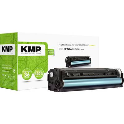 Tonerová kazeta KMP, model HP 125A (CB540A), vrátane obalu; kompatibilná, 36-mesačná záruka, vysoká tlačová kvalita.