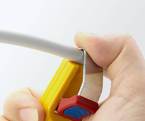 Jokari 10160 No 16 Secura odizolovacie nôž Vhodné pre odizolovacie kliešte okrúhle káble 4 do 16 mm NYM-J Vhodné pre zna-4