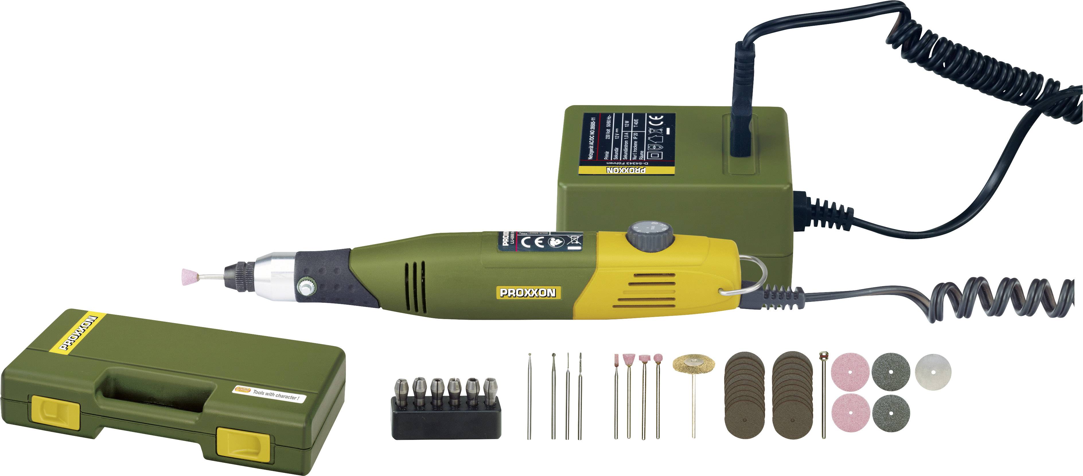 Proxxon Micromot 60/E 28 515 Multiutensile elettrico incl. accessori, incl. valigia 34 parti 40 W