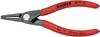 Knipex 48 11 J1 SB kliešte na poistné krúžky Vhodné pre vnútorné krúžky 12-25 mm Tvar hrotu rovný