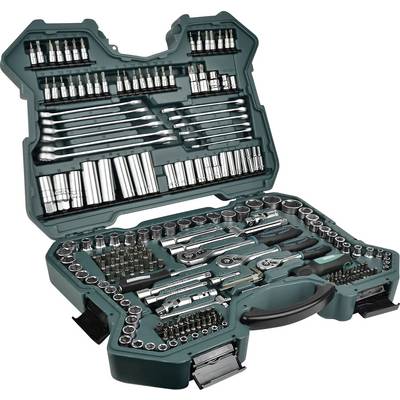 Brüder Mannesmann súprava nástrčných kľúčov, metrický, 1/4" (6,3 mm), 3/8" (10 mm), 1/2" (12.5 mm), 215-dielna, M98430