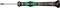 Presný skrutkovač so zeleno-čiernou rukoväťou, vhodný pre jemné skrutkové práce; viditeľný je názov značky a číslo modelu.
