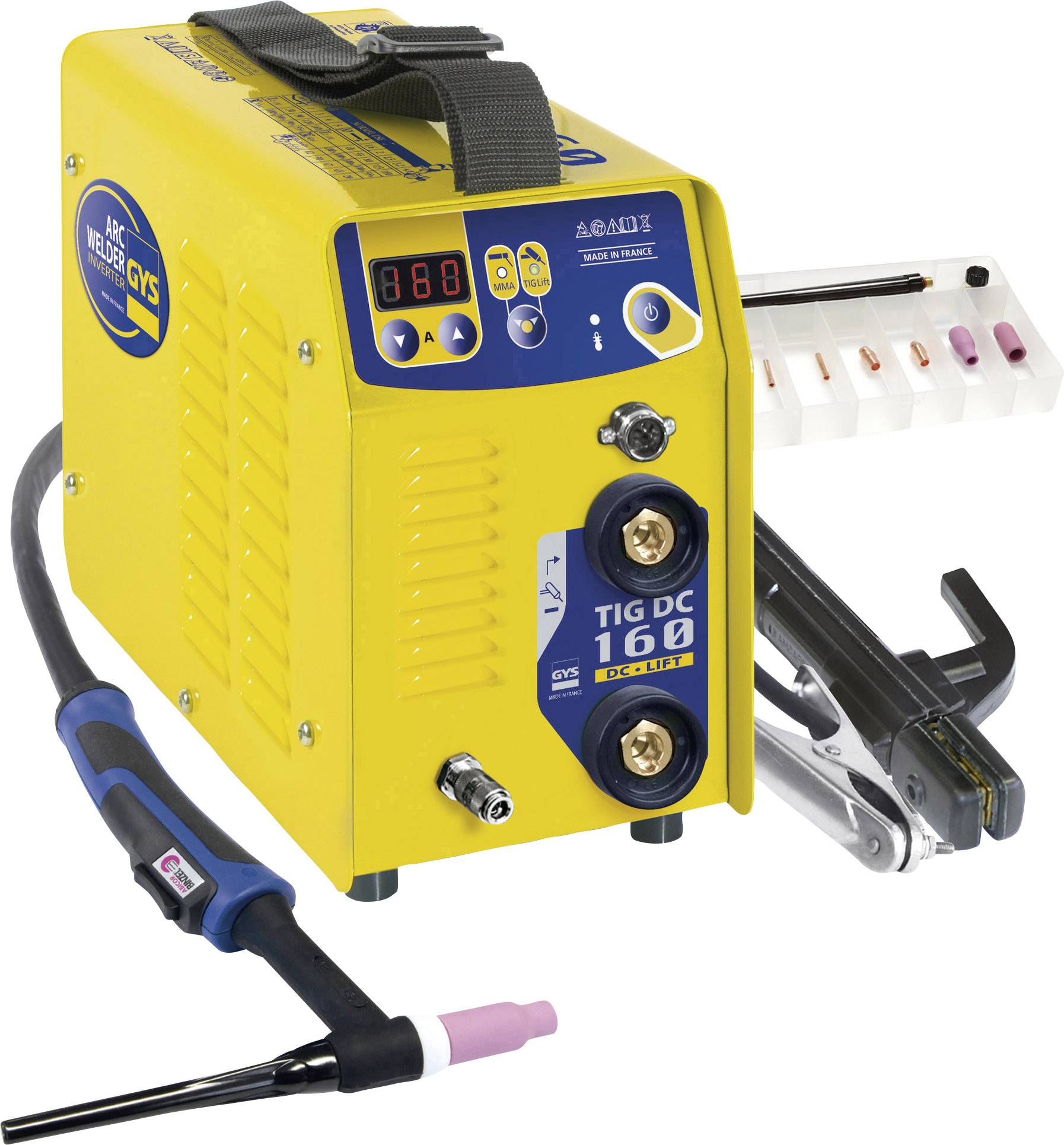 GYS TIG 160 elektrická zváračka 20 - 160 A vr. príslušenstva