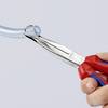Knipex 38 95 200 pre elektroniku a jemnú mechaniku ploché ihlové kliešte 45 ° zahnuté 200 mm