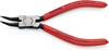 Knipex 44 31 J12 kliešte na poistné krúžky Vhodné pre vnútorné krúžky 12-25 mm Tvar hrotu zahnutý o 45 °