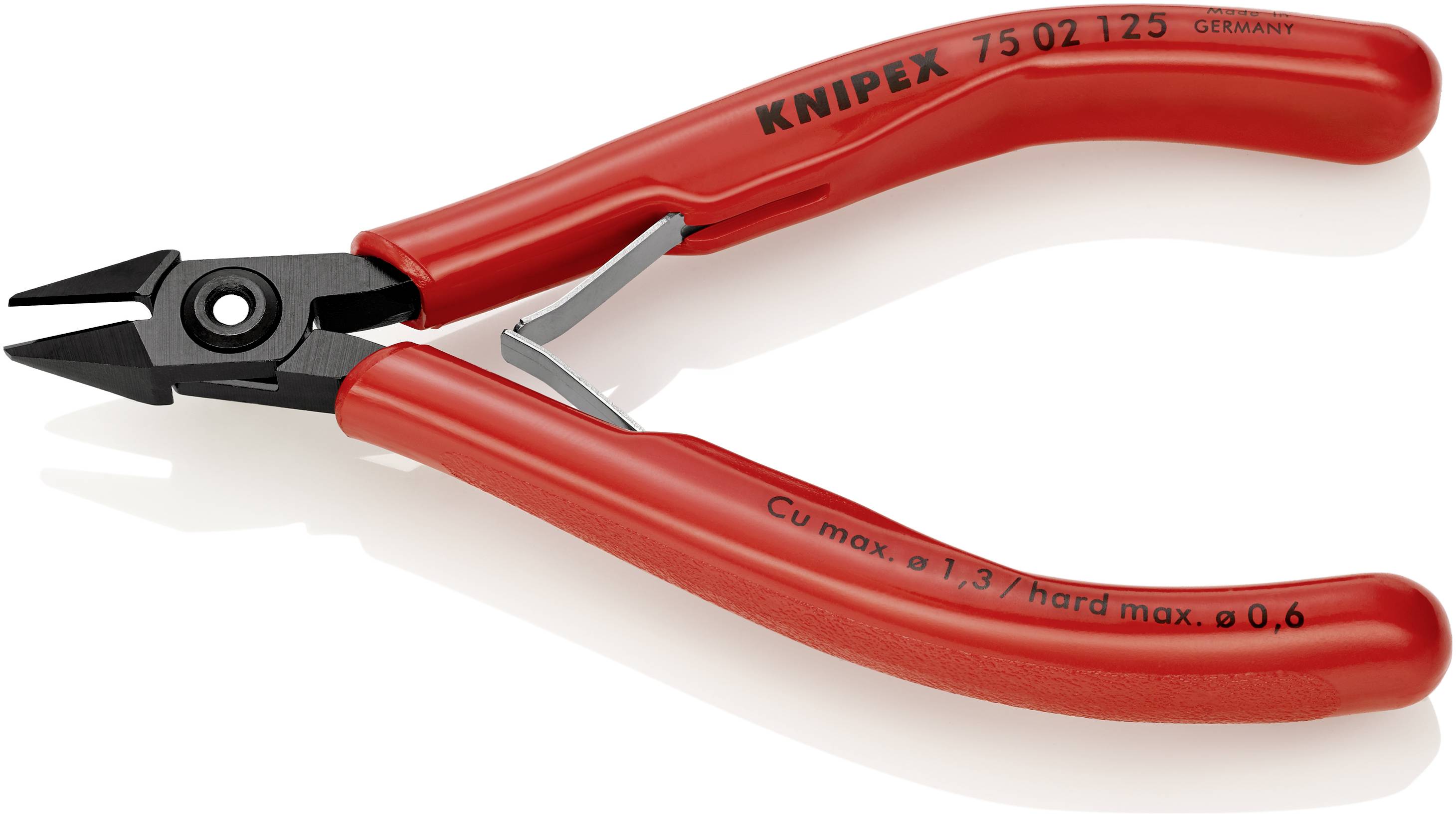 Knipex Knipex-Werk 75 02 125 Elektronik og finmekanik Sideskiller med facet 125 mm