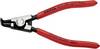 Knipex 46 21 A01 kliešte na poistné krúžky Vhodné pre vonkajšie krúžky 3-10 mm Tvar hrotu zahnutý o 90°