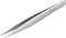 Strieborná nehrdzavejúca pinzeta s nápisom 'Knipex Stainless Steel 92 22 06'.