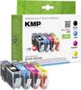 KMP Ink kombinované balenie kompatibilná náhradný HP 364XL, N9J74AE, CN684AE, CB323EE, CB324EE, CB325EE čierna, zelenomodrá, purpurová, žltá H62V 1712,0005