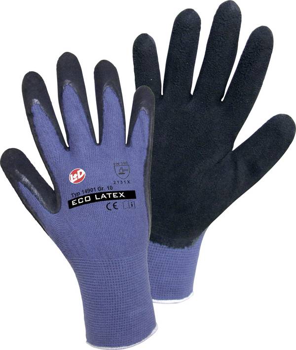 Leipold Doehle ECO LATEX FOAM 14901-7 viskóza pracovné rukavice Veľkosť rukavíc: 7, S  CAT II 1 pár