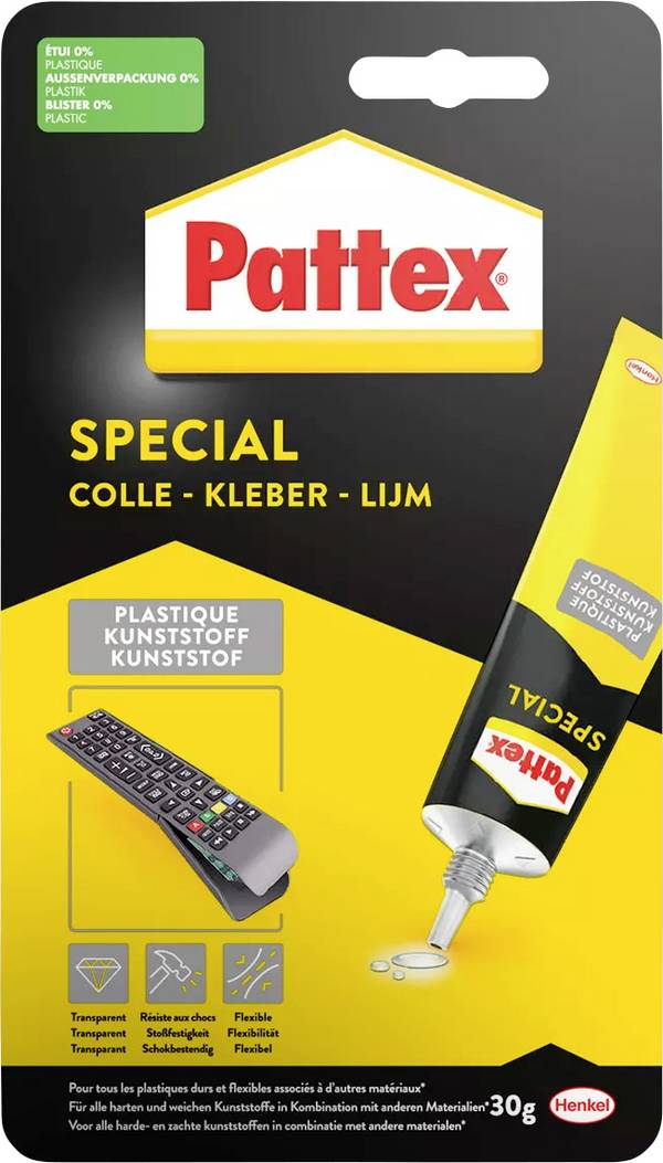 Pattex KUNSTSTOFF speciálne lepidlo  PXSM2 priehľadná 30 g