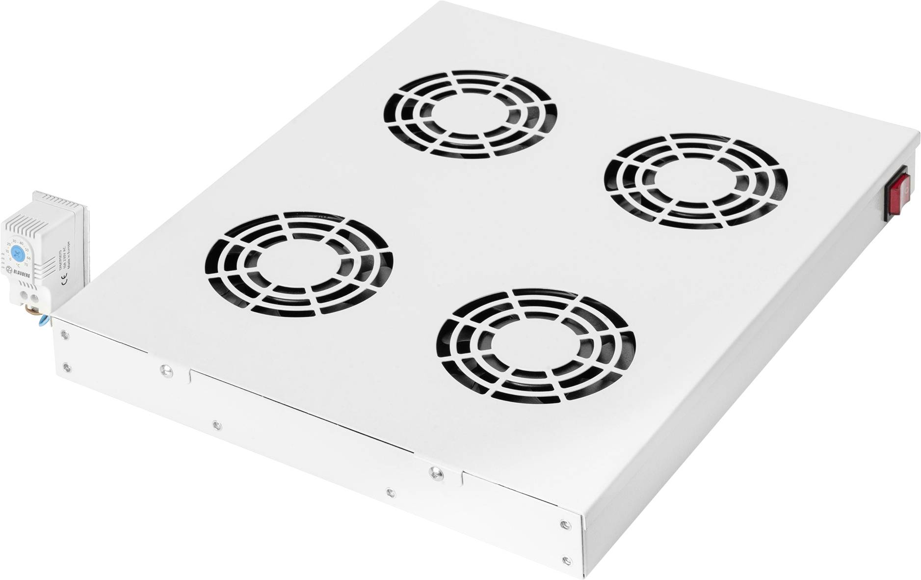 Digitus DN-19 FAN-4-HO 19 pollici 4 x Ventola per armadio rack Grigio