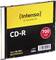 CD-R od Intenso s kapacitou 700 MB, vhodný pre 80-minútové nahrávky, v priehľadnom obale.