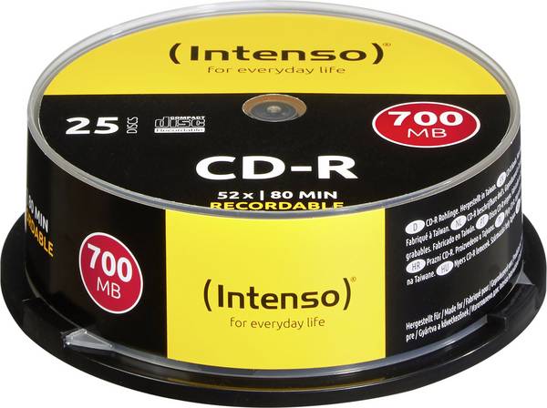 Intenso 1001124 CD-R 80 700 MB 25 ks vreteno