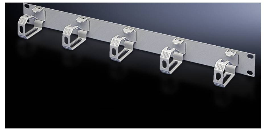 Rittal 7159.035 19 pollici Pannello passacavi per armadio rack 1 U Grigio