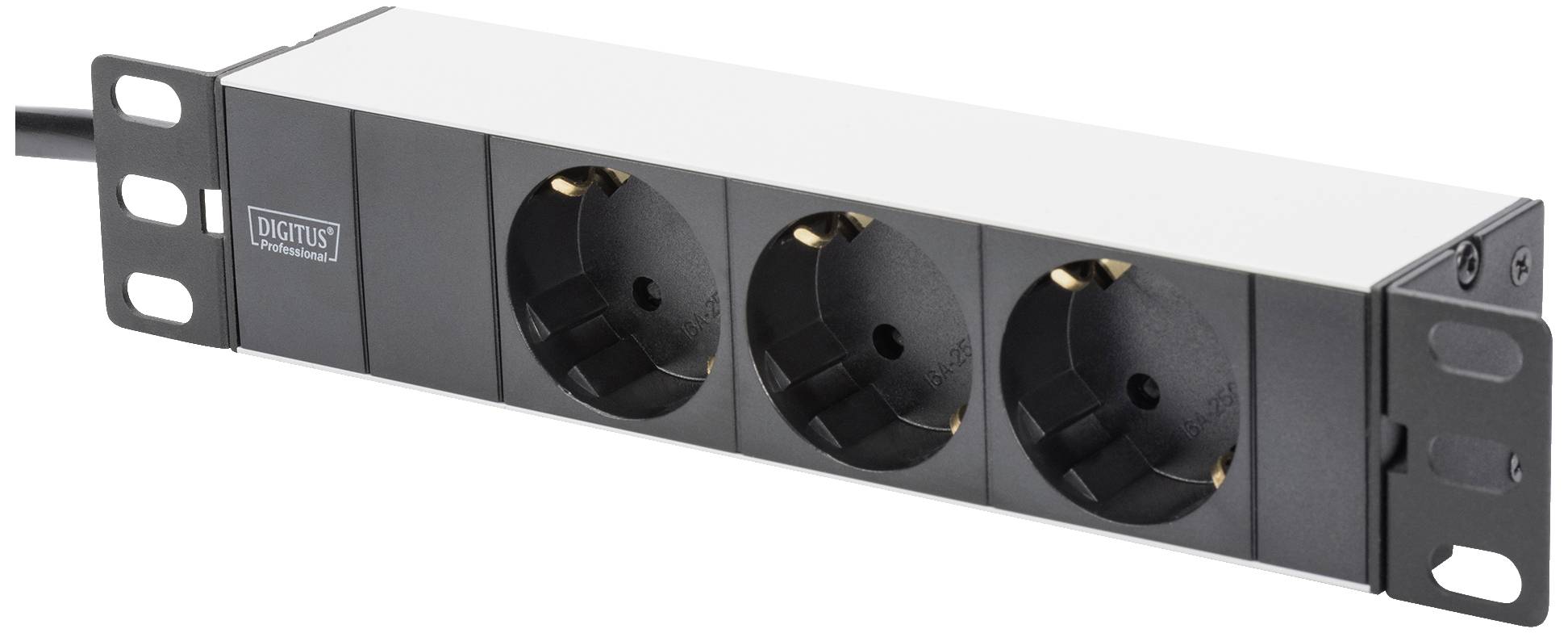Digitus DN-95411 10 pollici Multipresa per armadio rack Adatto per profondità armadio: da 300 mm Nero