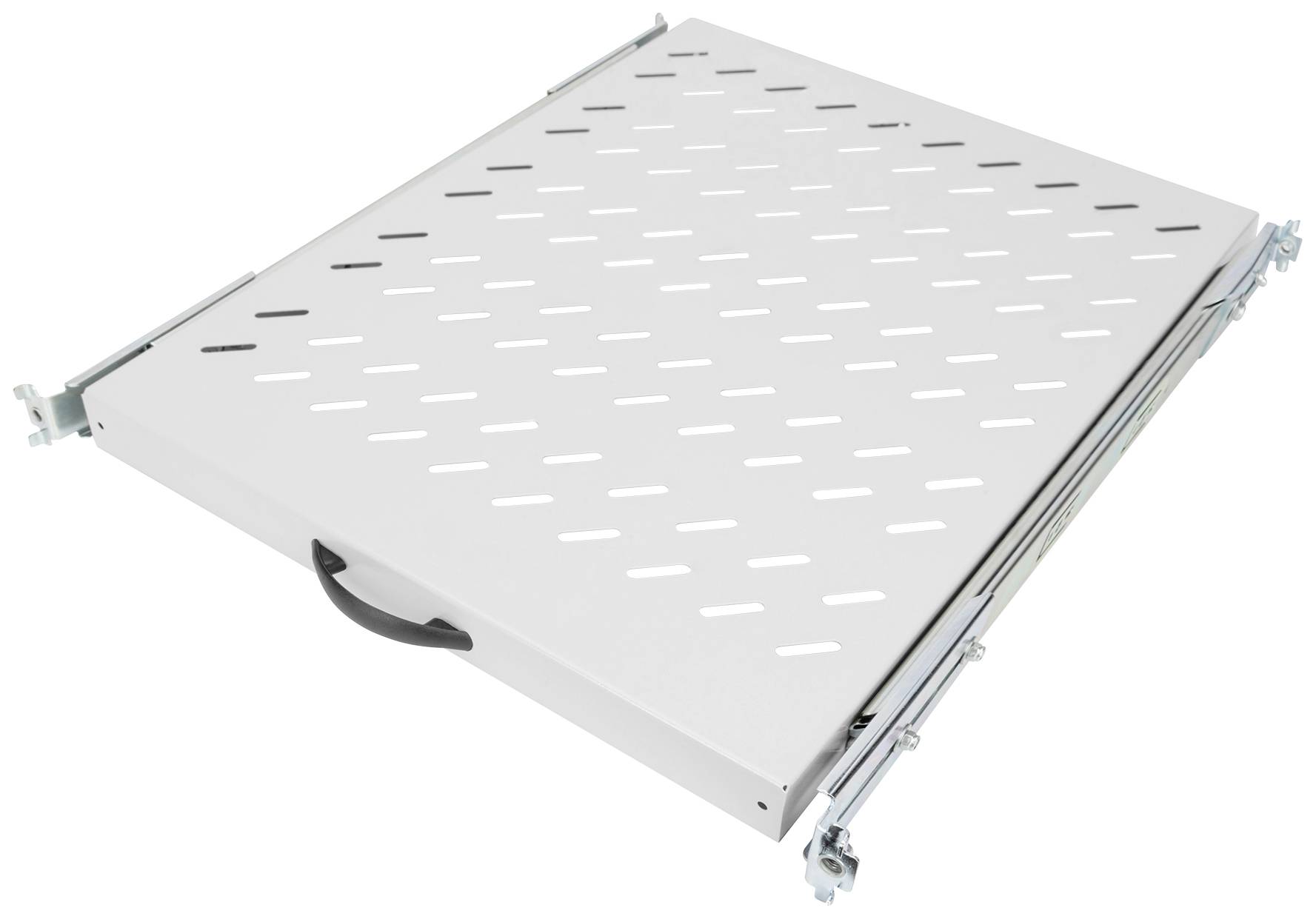 Digitus DN-19 TRAY-2-800 19 pollici Ripiano porta apparecchi per armadio rack 1 U Espandibile Adatto per profondità armadio: 800 mm Grigio