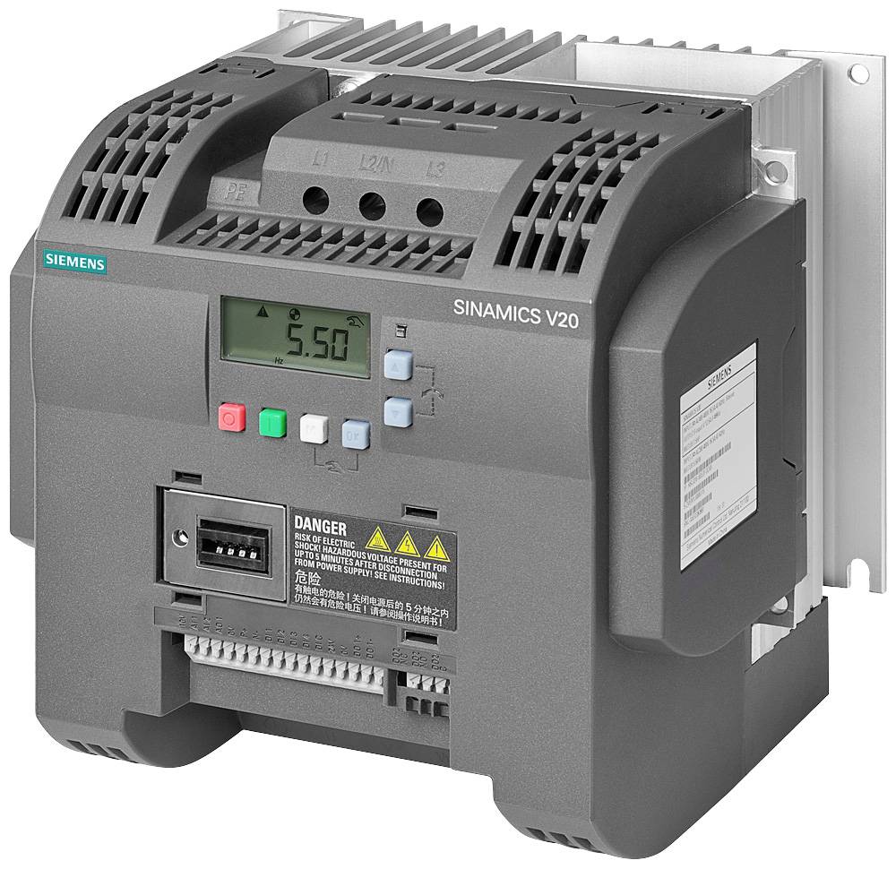 Siemens Convertitore di frequenza 6SL3210-5BE25-5CV0 5.5 kW a 3 fasi 400 V