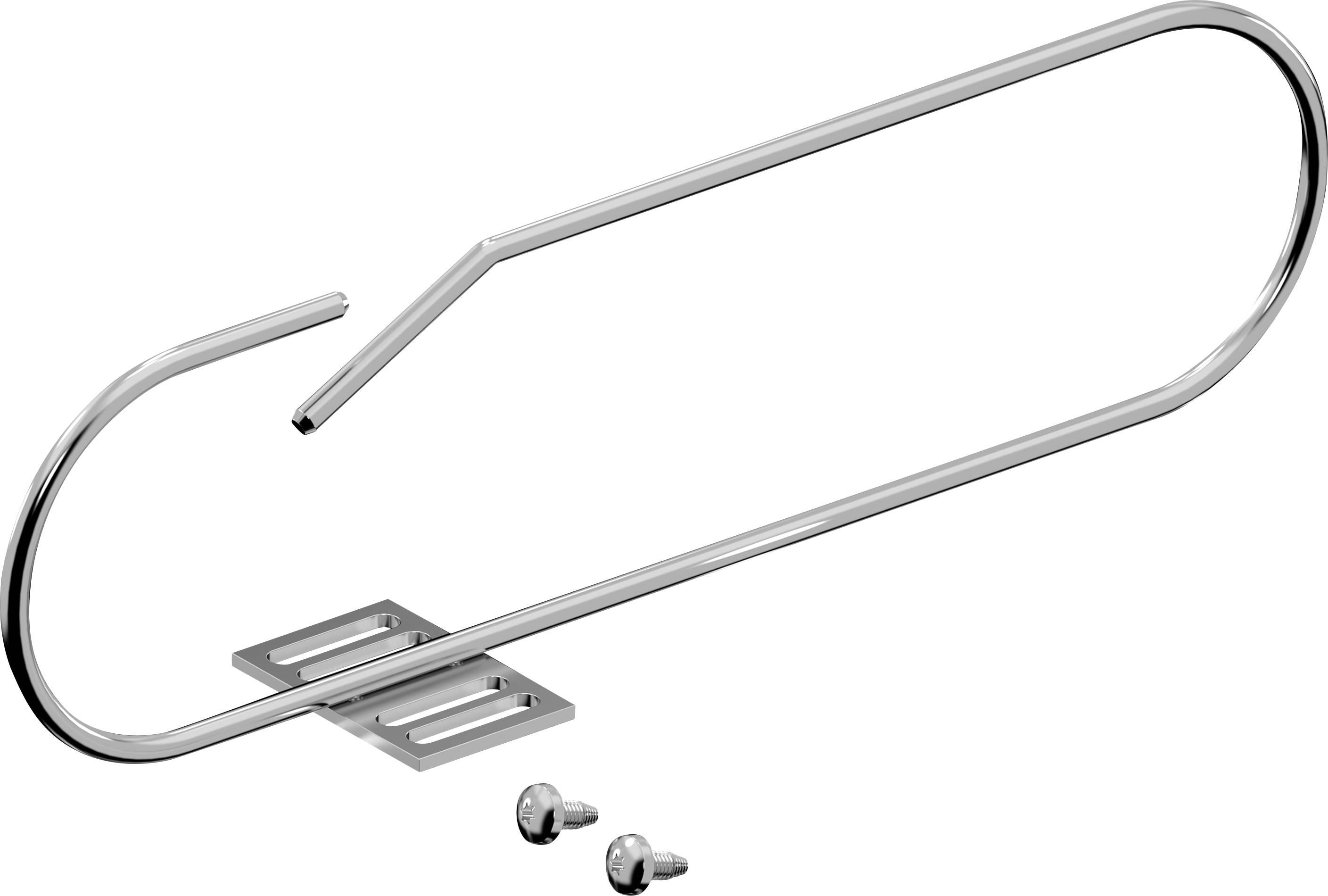 Rittal DK 7220.600 Staffa di smistamento cavi Acciaio (L x L x A) 70 x 330 x 90 mm 4 pz.