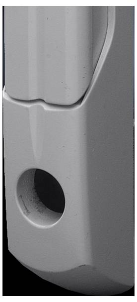 Rittal TS 8611.020 Comfortabele handgreep Voor vergrendelingsslot Grijs-wit (RAL 7035) 1 stuk(s) afbeelding