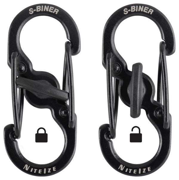 NITE Ize NI-LSBM-01-2R3 N/A  MicroLock S-Biner 2  35 mm x 15 mm x 7 mm  2 ks