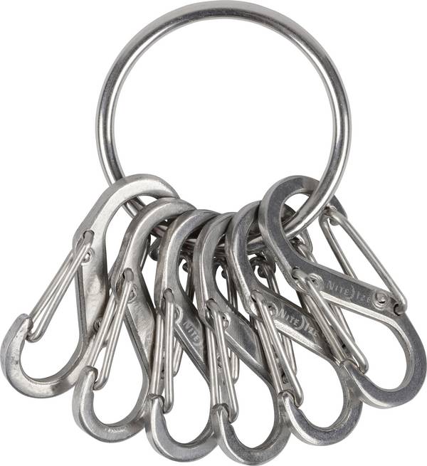 NITE Ize kľúčenka NI-KRGS-11-R3 KeyRing 6 S-Biner strieborná N/A 1 ks
