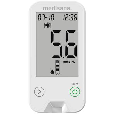 Glukomer ukazuje 5,6 mmol/L. Dátum: 07-10, Čas: 12:36. Symboly pred jedlom a stav batérie sú viditeľné.