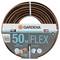 Záhradná hadica Gardena Flex, 50m, priemer 13mm, s "Power Grip" a tlakovzdornosťou 25 barov, odporúčaná pre flexibilné použitie v záhrade.