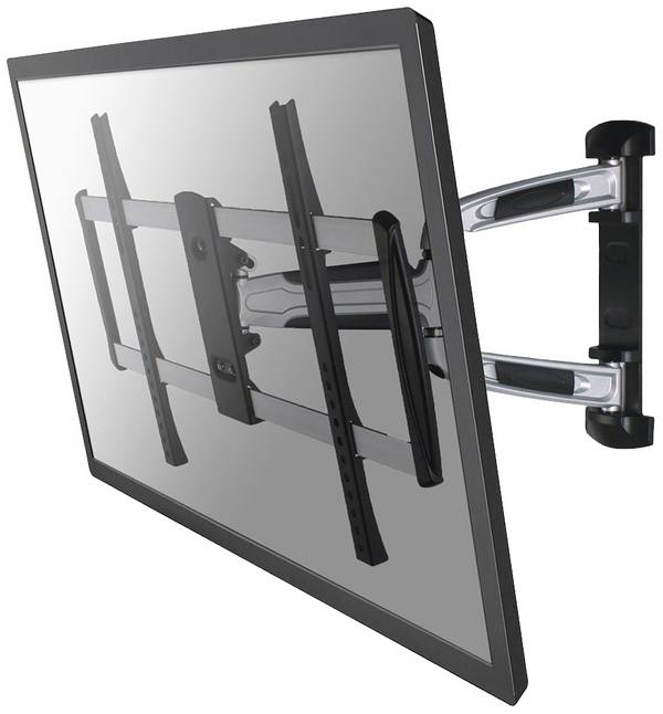 Neomounts LED-W700SILVER TV držiak na stenu 81,3 cm (32") - 152,4 cm (60") sklápajúci, nakláňací, skladací