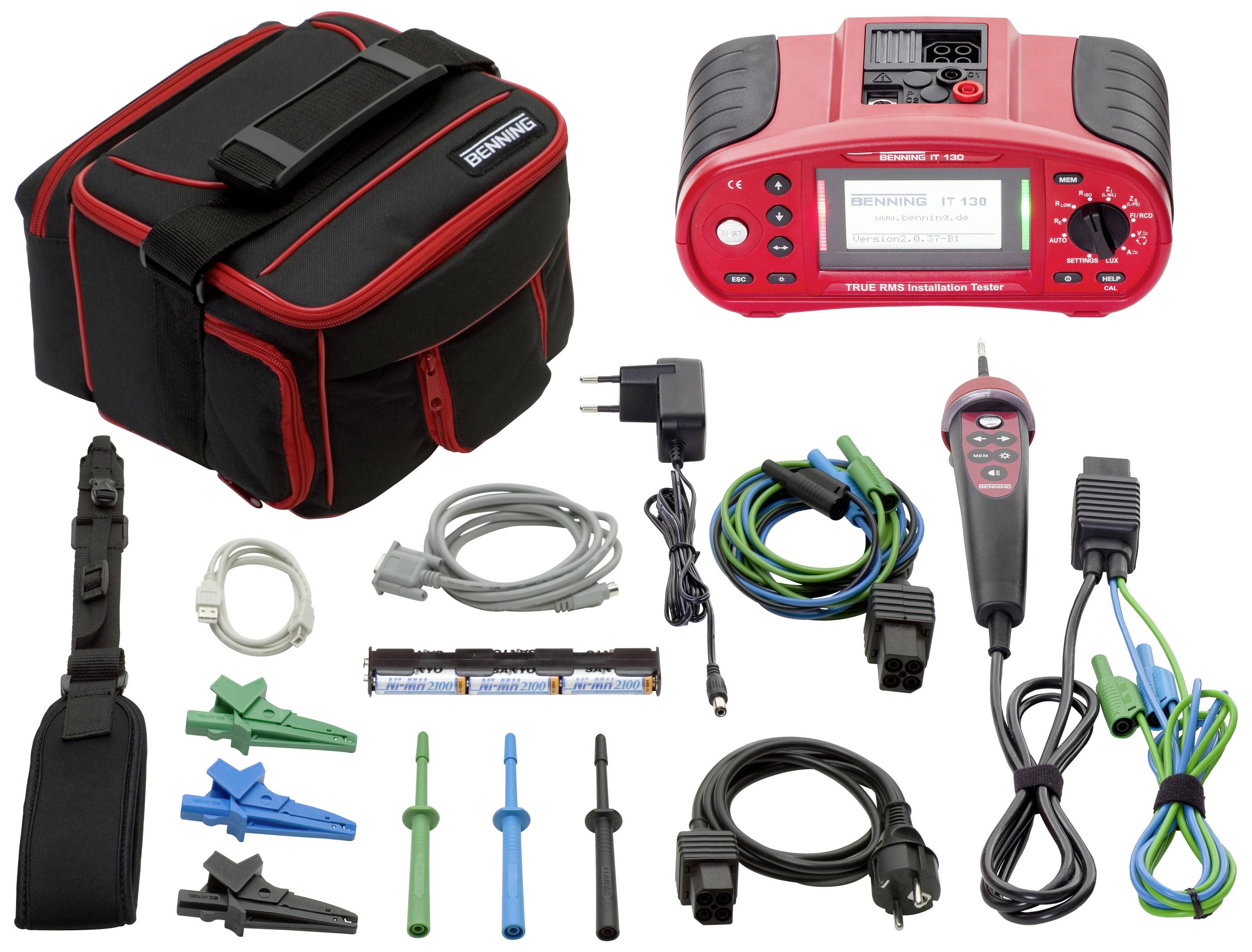 Benning IT 130 Tester VDE Calibrato (ISO)