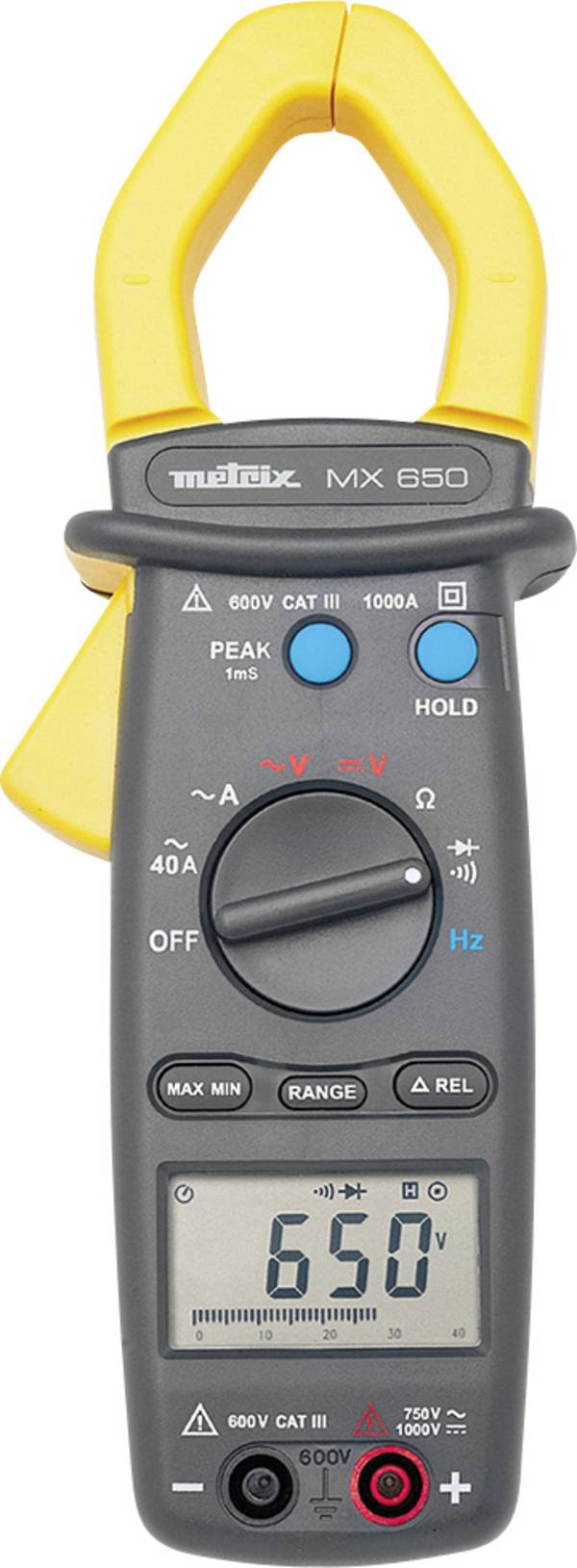 digitálne/y prúdové kliešte Metrix MX0650-Z