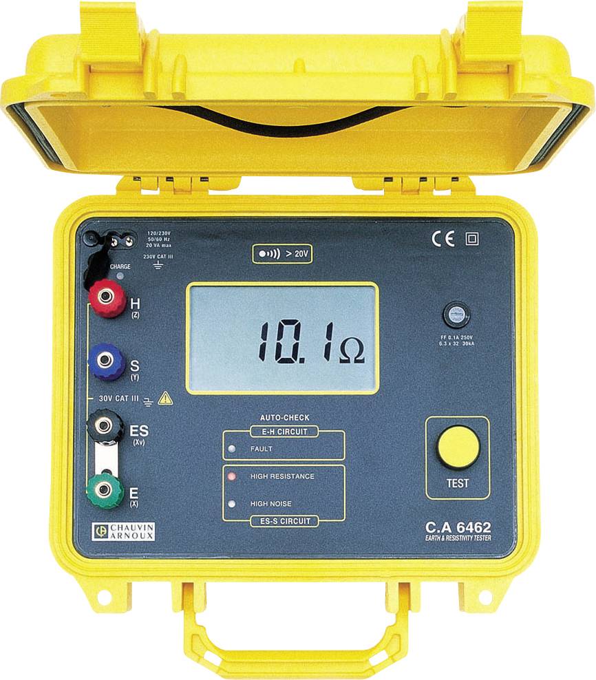 Chauvin Arnoux C.A 6462 Misuratore di terra 0.5 - 2000 Ω