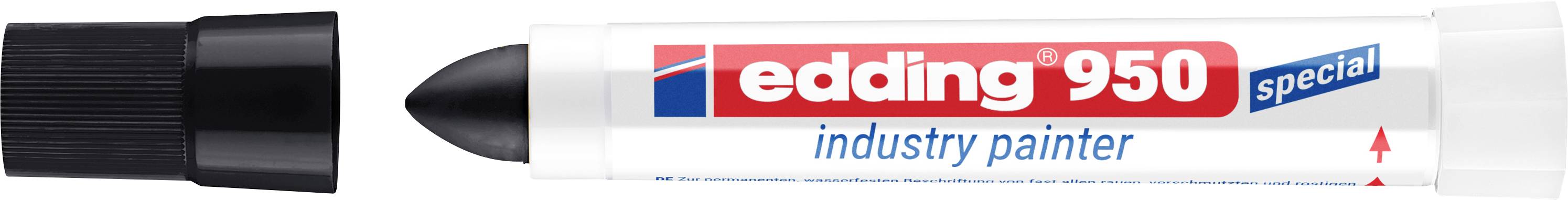 Edding 950 industry painter 4-950001 priemyselný popisovač čierna Vodotesné: áno