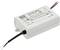 Biely LED driver od spoločnosti Mean Well s modelovým číslom PLD-16-1050A. Vstupné a výstupné napätie sú uvedené.