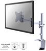 Neomounts FPMA-D1330SILVER stolový držiak monitoru 25,4 cm (10") - 76,2 cm (30") výškovo nastaviteľný, sklápajúci, nakláňací, otočný, skladací