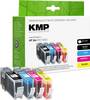 KMP Ink kombinované balenie kompatibilná náhradný HP 364, N9J73AE, CB316EE, CB318EE, CB319EE, CB320EE čierna, zelenomodrá, purpurová, žltá H108V 1712,8005