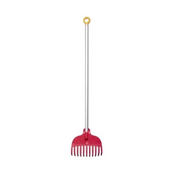 Fiskars 1001419 detské hrable na lístie červená