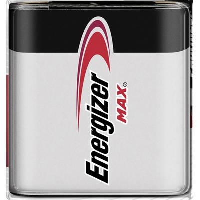 Batéria s nápisom 'Energizer MAX' v čiernej a červenej farbe.