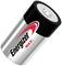 Valcová batéria s nápisom 'Energizer MAX'. Batéria je čierna a strieborná s červeným logom.